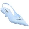 Prada Logo Nylon Pointy-Toe Slingback Pump Women 1 Prada Logo Nylon Pointy-Toe Slingback Pump Women -Valentino shop 1313350964 RLLD 1