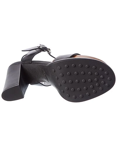 Tod's Leather Sandal Women 6 Tod's Leather Sandal Women - Image 4