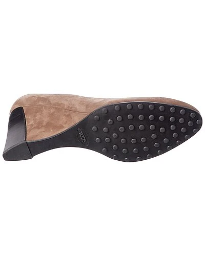 Tod's Suede Wedge Pump Women 6 Tod's Suede Wedge Pump Women - Image 4