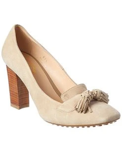Tod's Tasseled Suede Pump Women