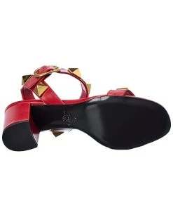 Valentino Roman Stud 60 Leather Sandal Women -Valentino shop 1313354056 RLLD 4