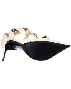 Valentino Roman Stud 100 Leather Ankle Strap Pump Women -Valentino shop 1313354057 RLLD 4