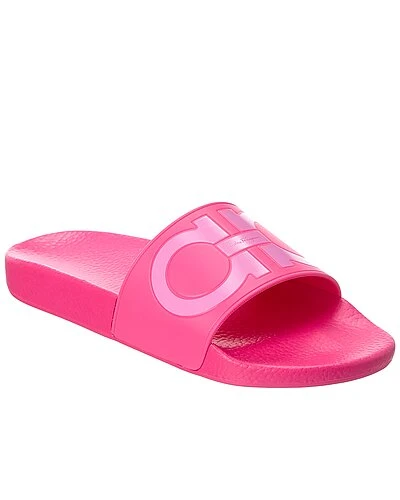 Salvatore Ferragamo Gancini Rubber Slide Women 3 Salvatore Ferragamo Gancini Rubber Slide Women