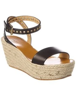 Isabel Marant Leather Wedge Sandal Women