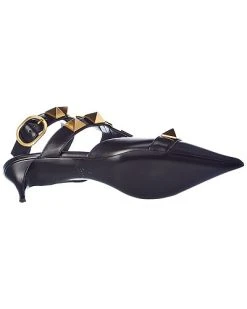 Valentino Roman Stud 40 Leather Ankle Strap Pump Women -Valentino shop 1313357544 RLLD 4