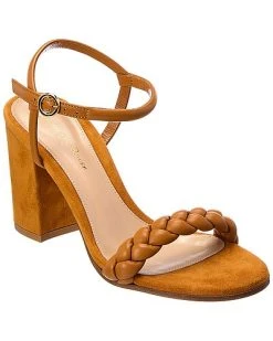 Gianvito Rossi Cruz 85 Leather & Suede Sandal Women