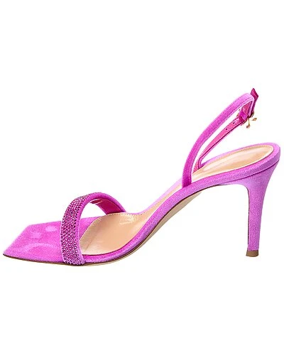 Gianvito Rossi Britney 85 Chenille Sandal Women 4 Gianvito Rossi Britney 85 Chenille Sandal Women - Image 2