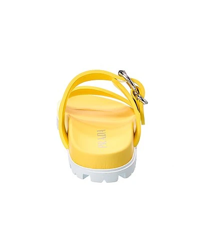 Prada Logo Rubber Sandal Women 5 Prada Logo Rubber Sandal Women - Image 3