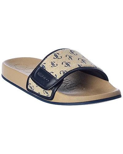 Jimmy Choo Fitz/F Zye Leather-Trim Sandal Women 3 Jimmy Choo Fitz/F Zye Leather-Trim Sandal Women