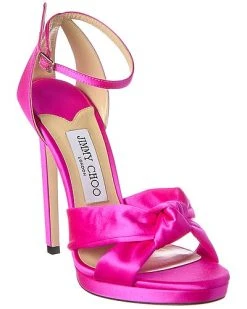 Jimmy Choo Rosie 120 Satin Sandal Women