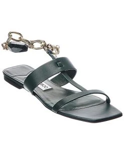 Jimmy Choo Reed Leather Sandal Women