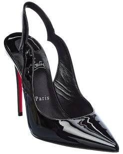 Christian Louboutin Hot Chick Sling 100 Patent Slingback Pump Women