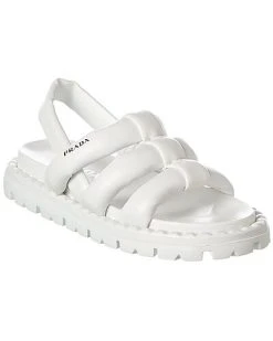 Prada Padded Leather Sandal Women