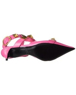 Valentino Roman Stud 40 Leather Ankle Strap Pump Women -Valentino shop 1313367178 RLLD 4