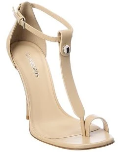Burberry Stiletto Leather Sandal Women