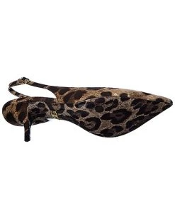 Dolce & Gabbana Printed Canvas Slingback Pump Women 10 Dolce & Gabbana Printed Canvas Slingback Pump Women -Valentino shop 1313368746 RLLD 4