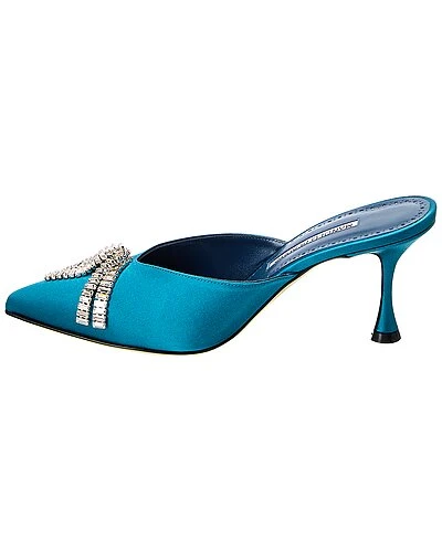 Manolo Blahnik Mbimu 70 Satin Pump Women 4 Manolo Blahnik Mbimu 70 Satin Pump Women - Image 2