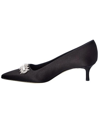 Manolo Blahnik Ttara 50 Satin Pump Women 4 Manolo Blahnik Ttara 50 Satin Pump Women - Image 2
