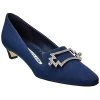 Manolo Blahnik Ansulialo 30 Silk Pump Women