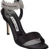 Manolo Blahnik Parinasan 90 Satin Sandal Women -Valentino shop 1313370303 RLLD 1
