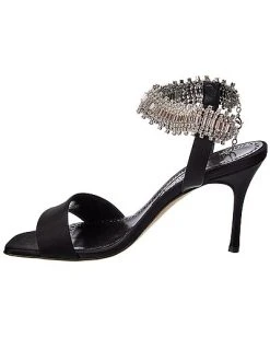 Manolo Blahnik Parinasan 90 Satin Sandal Women 8 Manolo Blahnik Parinasan 90 Satin Sandal Women -Valentino shop 1313370303 RLLD 2