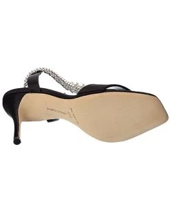 Manolo Blahnik Parinasan 90 Satin Sandal Women 10 Manolo Blahnik Parinasan 90 Satin Sandal Women -Valentino shop 1313370303 RLLD 4