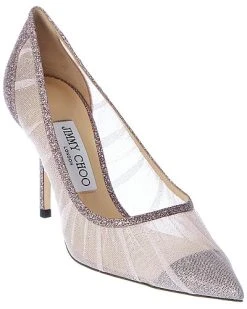 Jimmy Choo Love 85 Tulle & Glitter Pump Women