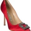 Manolo Blahnik Hangisi 105 Satin Pump Women 2 Manolo Blahnik Hangisi 105 Satin Pump Women -Valentino shop 1313374520 RLLD 1
