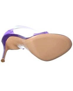 Gianvito Rossi Metropolis 105 Vinyl & Leather Sandal Women -Valentino shop 1313374779 RLLD 4