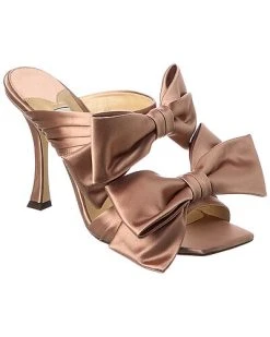 Jimmy Choo Flaca 100 Satin Sandal Women