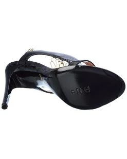 MOSCHINO Logo Lettering Leather Sandal Women 10 MOSCHINO Logo Lettering Leather Sandal Women -Valentino shop 1313381164 RLLD 4