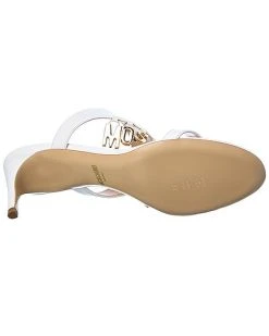 MOSCHINO Logo Lettering Leather Sandal Women -Valentino shop 1313381174 RLLD 4