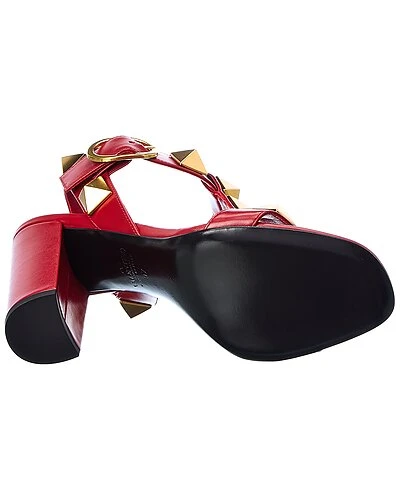 Valentino Roman Stud 90 Leather Sandal Women 6 Valentino Roman Stud 90 Leather Sandal Women - Image 4