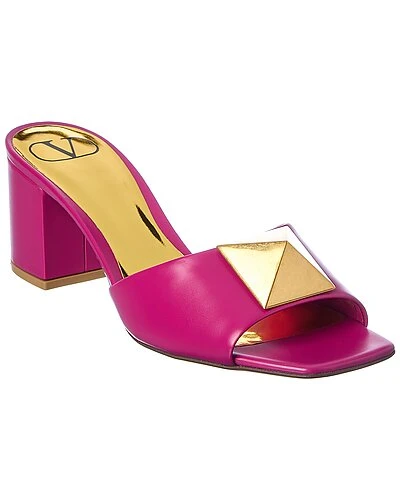 Valentino One Stud 60 Leather Sandal Women 3 Valentino One Stud 60 Leather Sandal Women