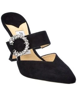 Jimmy Choo Marta 90 Suede Pump Women