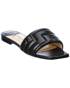 Jimmy Choo Themis Leather Sandal Women