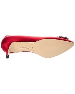 Manolo Blahnik Hangisi 50 Satin Pump Women -Valentino shop 1313382837 RLLD 4