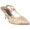 Dolce & Gabbana Satin & Lace Slingback Pump Women -Valentino shop 1313383814 RLLD 1