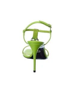 Dolce & Gabbana Logo Leather Sandal Women -Valentino shop 1313383817 RLLD 3