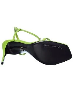 Dolce & Gabbana Logo Leather Sandal Women -Valentino shop 1313383817 RLLD 4