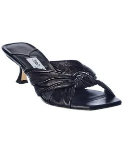 Jimmy Choo Avenue 50 Leather Sandal Women