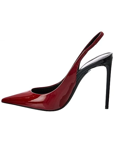 Saint Laurent 100 Patent Slingback Pump Women 4 Saint Laurent 100 Patent Slingback Pump Women - Image 2