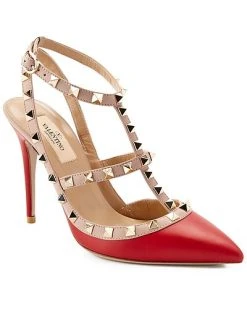 Valentino Rockstud Caged 100 Leather Pump Women