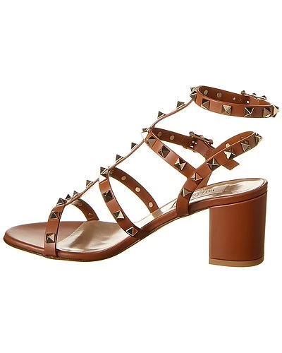 Valentino Rockstud Caged 60 Leather Ankle Strap Sandal Women 4 Valentino Rockstud Caged 60 Leather Ankle Strap Sandal Women - Image 2