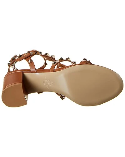 Valentino Rockstud Caged 60 Leather Ankle Strap Sandal Women 6 Valentino Rockstud Caged 60 Leather Ankle Strap Sandal Women - Image 4