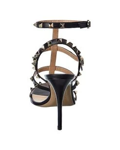 Valentino Rockstud Caged 100 Leather Sandal Women -Valentino shop 1313387265 RLLD 3