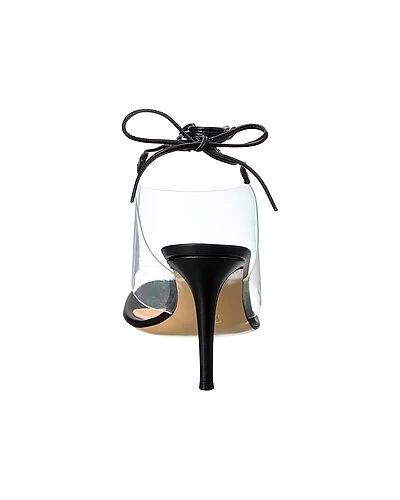 Gianvito Rossi Plexi 95 Leather Sandal Women 5 Gianvito Rossi Plexi 95 Leather Sandal Women - Image 3