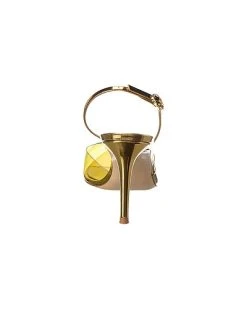 Gianvito Rossi Bbon D'Orsay 85 Vinyl & Leather Slingback Pump Women 9 Gianvito Rossi Bbon D'Orsay 85 Vinyl & Leather Slingback Pump Women -Valentino shop 1313388627 RLLD 3