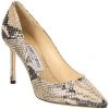Jimmy Choo Romy 85 Snake-Embossed Leather Pump Women