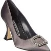 Manolo Blahnik Fabeta 90 Satin Pump Women -Valentino shop 1313388664 RLLD 1